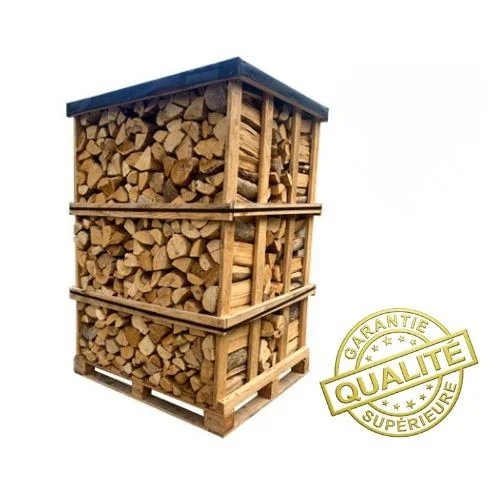 Palette Brennholz 45 cm – 2,6 Raummeter – Hohe Qualität H1 G1 — Produktbild aus dem Sortiment Brennholz