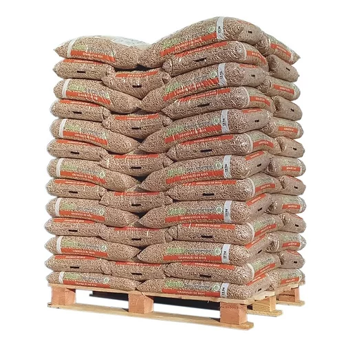 Holzpellets aus der Auvergne Moulin Bois Energie – Palette 975 kg (65 Säcke) — Produktbild aus dem Sortiment Holzpellets