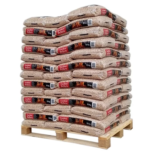 Excellent Pellets Premium Holzpellets – Palette 975 kg (65 Säcke) — Produktbild aus dem Sortiment Holzpellets