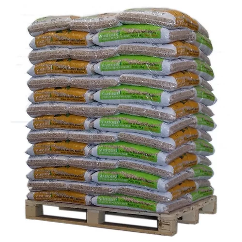 Starforest Premium Holzpellets (DINplus) – Palette 1050 kg (70 Säcke) — Produktbild aus dem Sortiment Holzpellets